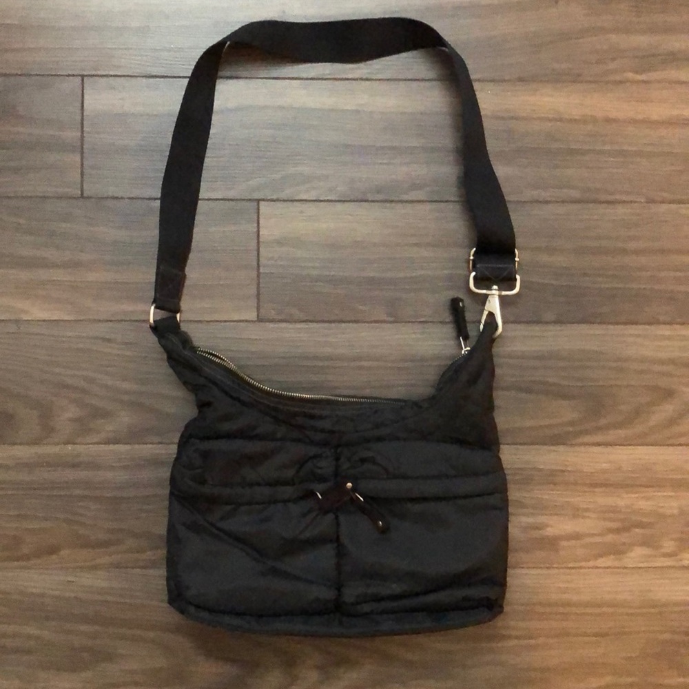 Crossbody/shoulder bag, black, from Bluenotes
